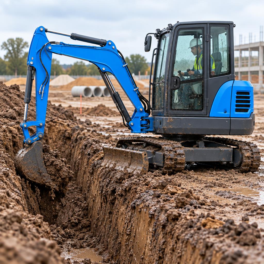 Deep trenches and footings